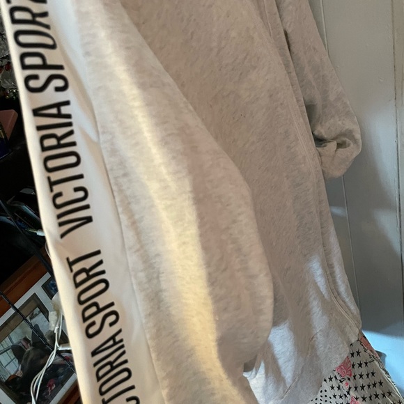 Vintage Victorias Secret White Hoodie size Small - Picture 2 of 3